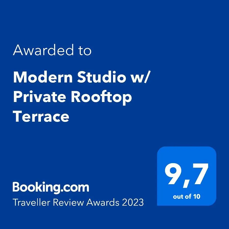 Modern Studio With Private Rooftop Terrace By Rems Málaga