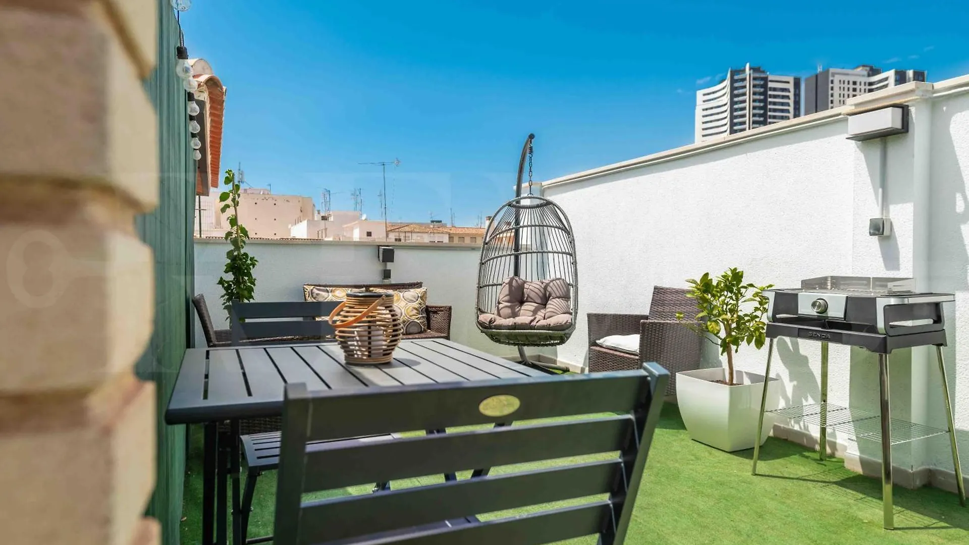 Modern Studio With Private Rooftop Terrace By Rems Málaga 0*,